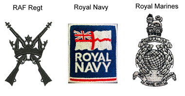 RBL P - ** OPTIONAL ** REGIMENT EMBROIDERY